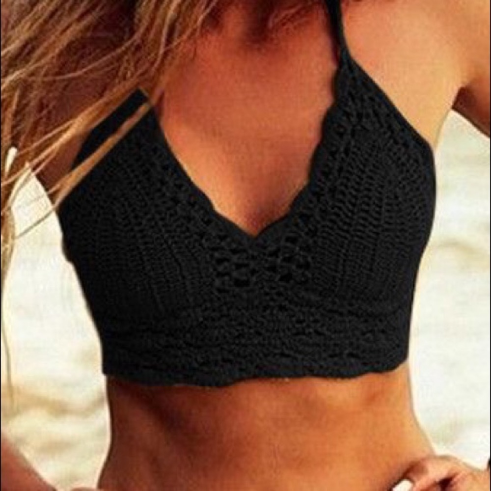 Crochet halter top